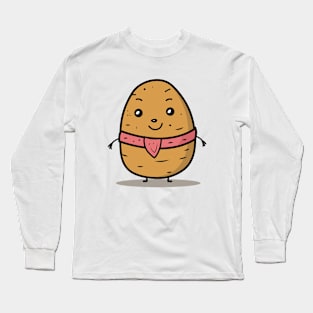 happy potato Long Sleeve T-Shirt